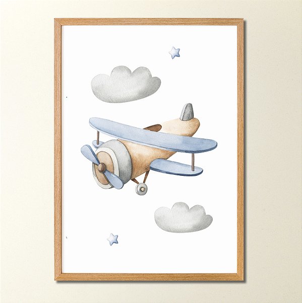 Quadros Decorativos Coleção Avião