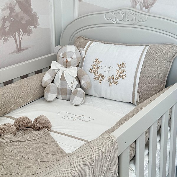 Kit Berço Personalizado 5 Peças Noah