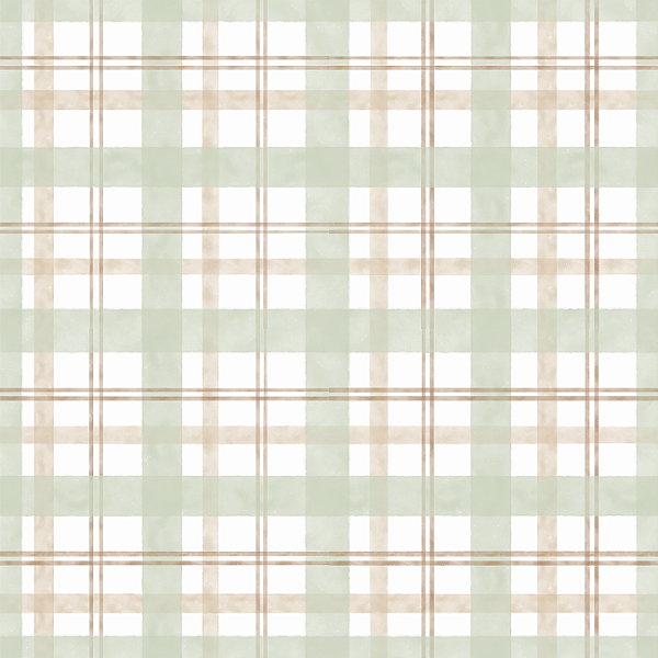 Papel de Parede Xadrez verde e bege