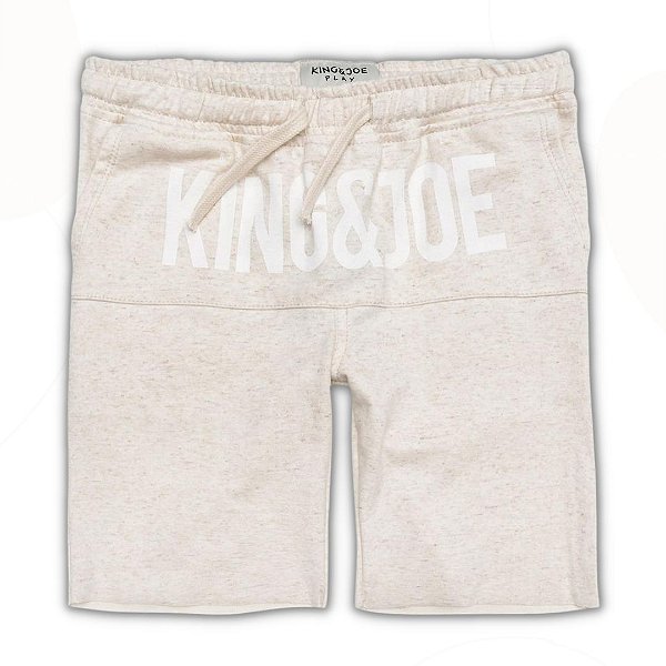 BERMUDA MOLETOM RUSTIC LETTERING - KING & JOE