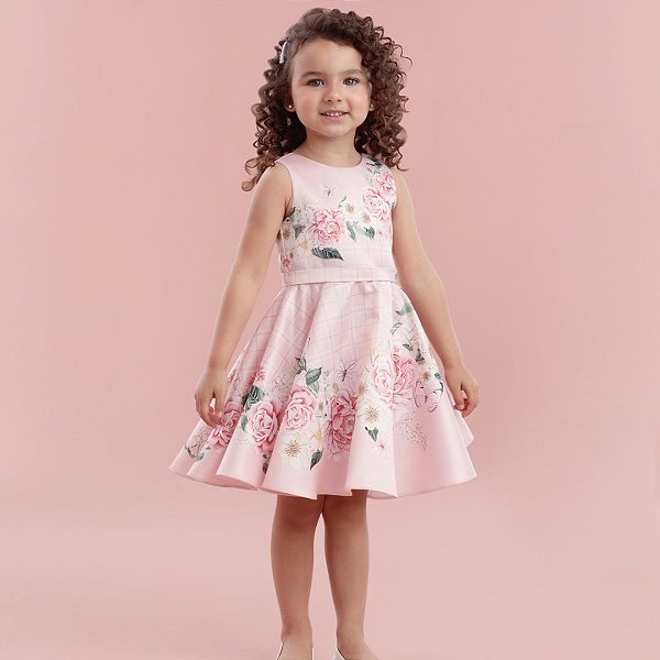 VESTIDO INVERNO WHINTER GARDEN - PETIT CHERIE