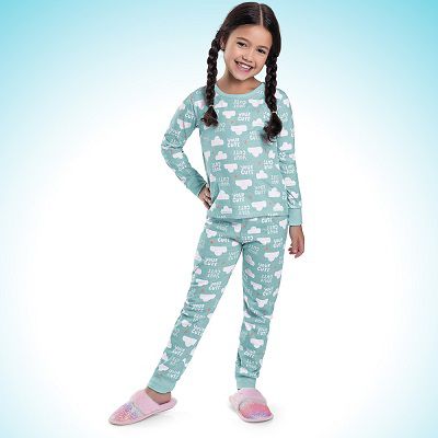 PIJAMA INFANTIL FEMININO YOUR CUTE MANGA LONGA - FAKINI