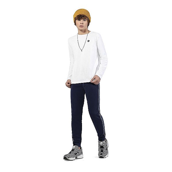 CALÇA MOLETOM INFANTIL MASCULINA - LEMON