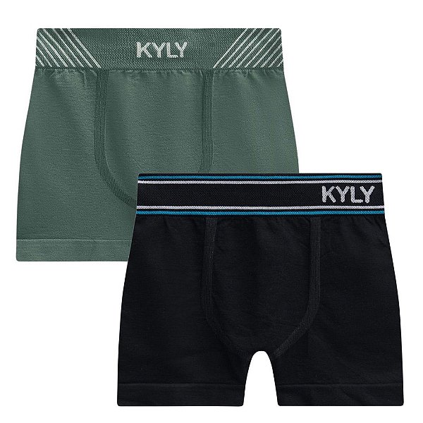 KIT CUECA BOXER INFANTIL - KYLY