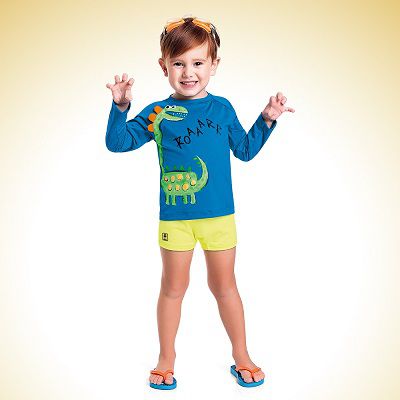 CAMISETA DE PROTEÇÃO INFANTIL MASCULINA - FAKINI