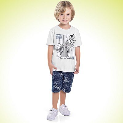 CONJUNTO INFANTIL MASCULINO DINO - FAKINI