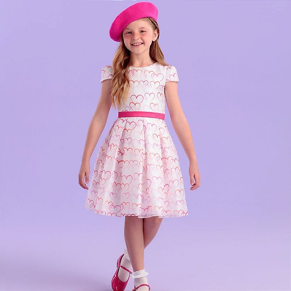 VESTIDO INVERNO 2023 RADIANT ORANGE - PETIT CHERIE