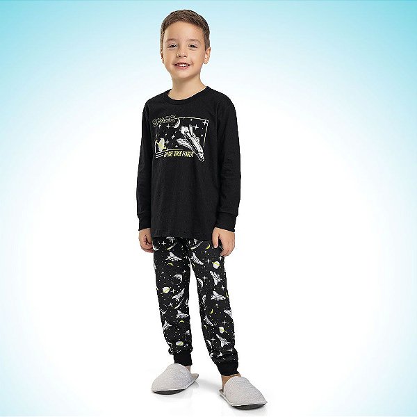 PIJAMA INFANTIL MASCULINO SPACE - FAKINI