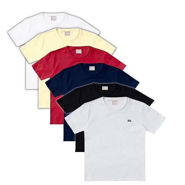 CAMISETA BÁSICA INFANTIL MASCULINA - MILON