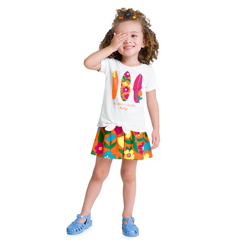 CONJUNTO INFANTOJUVENIL FEMININO SURF - KYLY