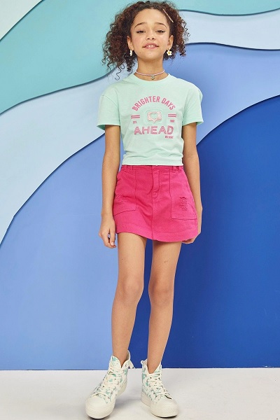 SHORT SAIA EM SARJA PITA - VIC & VICKY