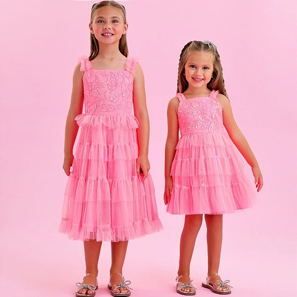VESTIDO VERÃO 2024 BRIGHT GARDEN - PETIT CHERIE