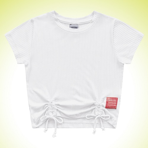 BLUSA EM RIBANA DE VISCOSE - FAKINI