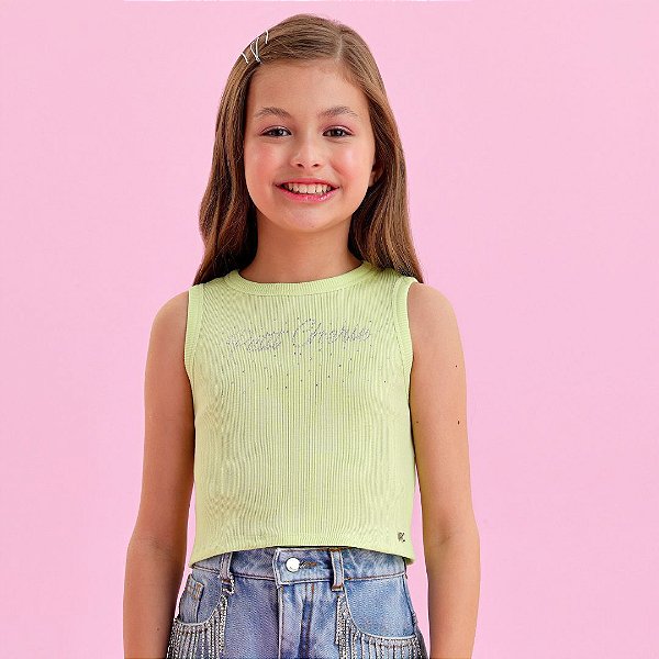 CROPPED VERÃO 2024 BRIGHT GARDEN - PETIT CHERIE