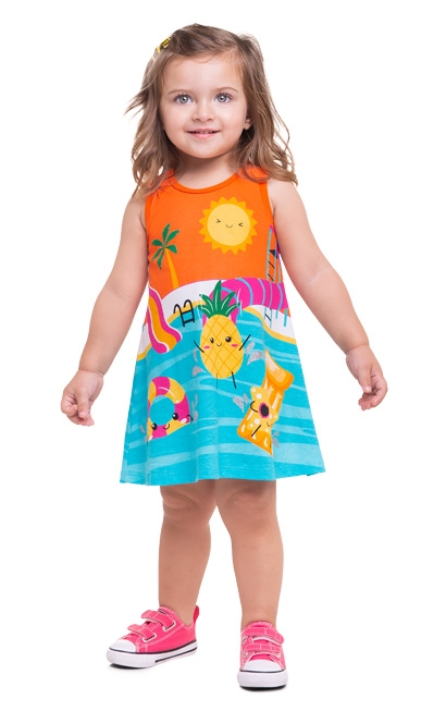 VESTIDO INFANTIL VERÃO 2024 - KYLY