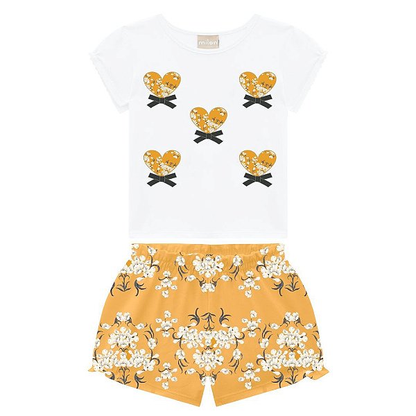 CONJUNTO INFANTIL FEMININO - MILON