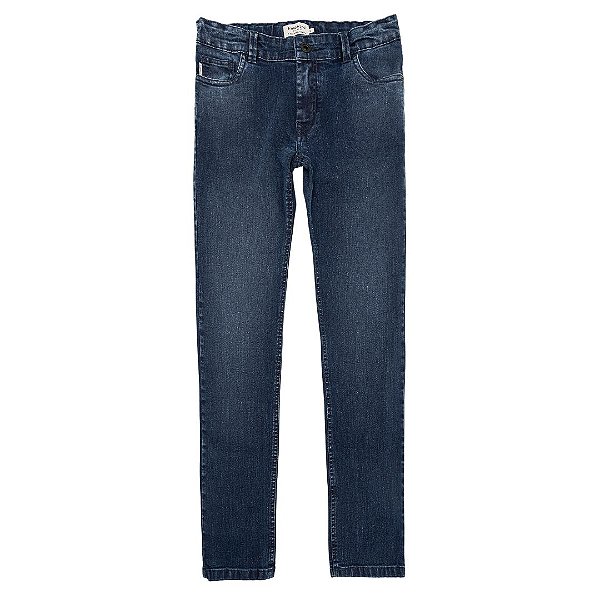 CALÇA JEANS SLIM BLUE BLACK - KING & JOE