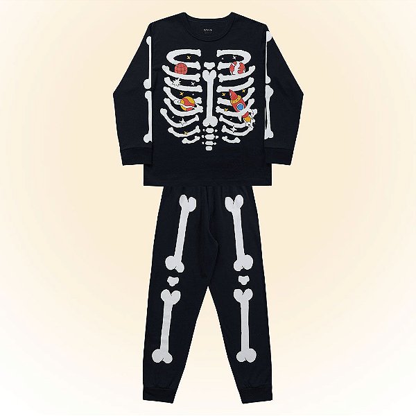 PIJAMA INFANTIL MASCULINO CAMISETA E CALÇA - FAKINI