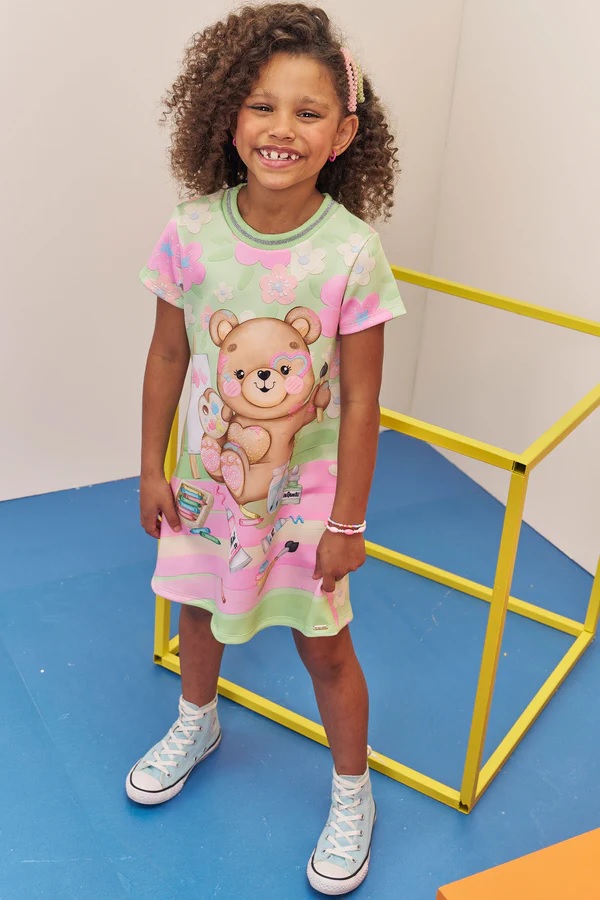 VESTIDO INFANTOJUVENIL EM FLY TECH - INFANTI