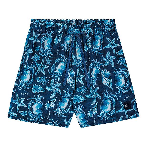 SHORT INFANTOJUVENIL EM TACTEL SUBLIMADO - LAMON