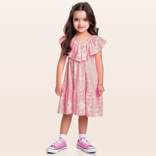 VESTIDO INFANTIL EM MALHA - FAKINI