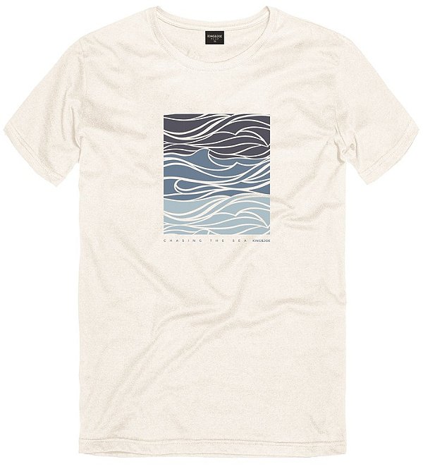 CAMISETA TEEN ESTAMPADA ONDAS - KING & JOE