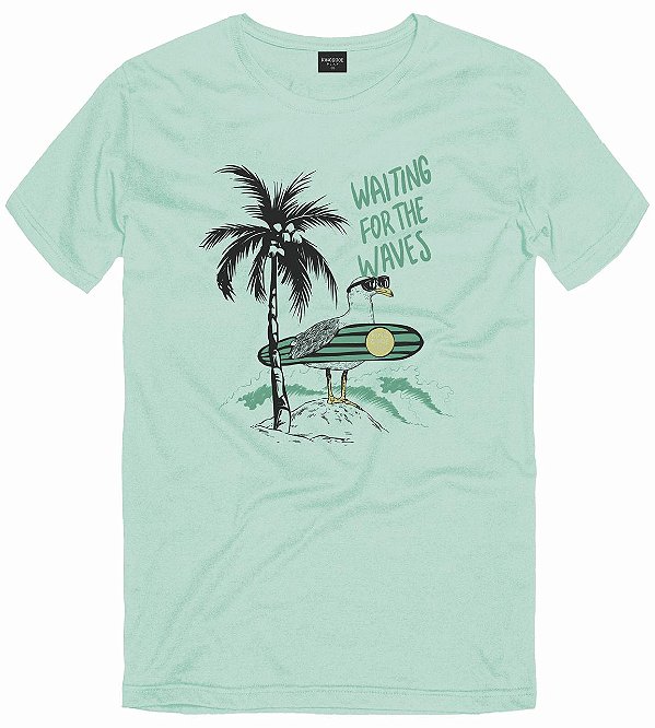 CAMISETA TEEN ESTAMPADA WAVES - KING & JOE