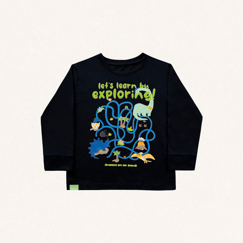 CAMISETA INFANTIL MASCULINA EXPLORING - FAKINI