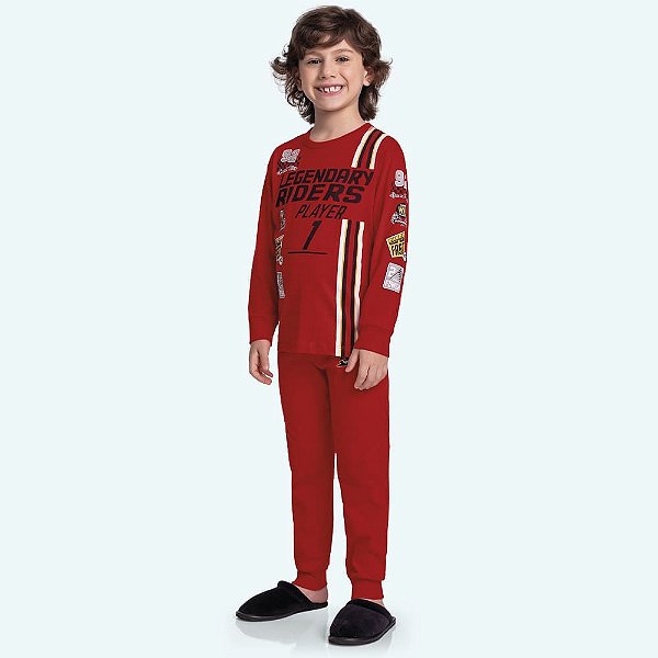 PIJAMA INFANTIL MASCULINO PILOTO - FAKINI