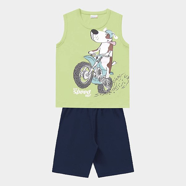 CONJUNTO INFANTIL REGATA E BERMUDA - FAKINI