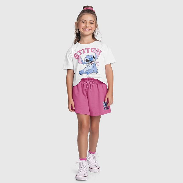 CONJUNTO INFANTIL BLUSA E SHORT - FAKINI