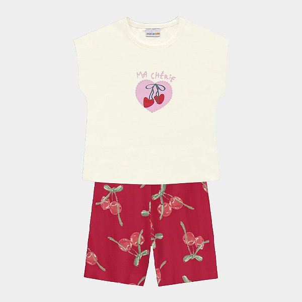 CONJUNTO INFANTIL BLUSA E CICLISTA - FAKINI