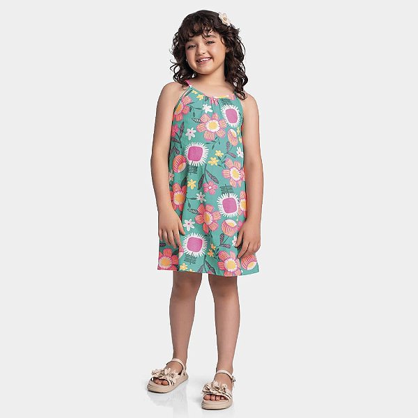 VESTIDO INFANTIL PRIMAVERA - FAKINI