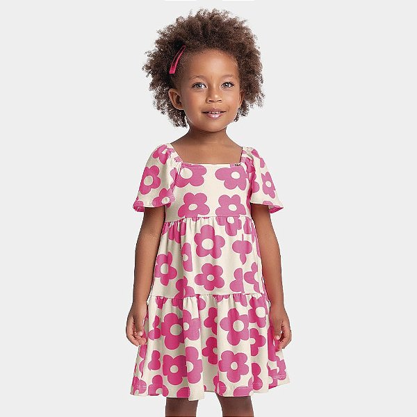 VESTIDO INFANTIL PRIMAVERA - FAKINI
