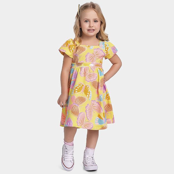 VESTIDO INFANTIL BUTTERFLY - FAKINI