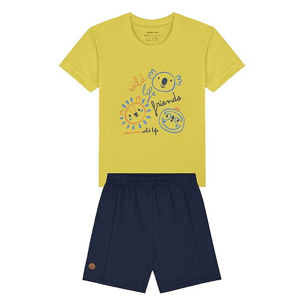 CONJUNTO INFANTIL EM MOLETINHO - KAMYLUS