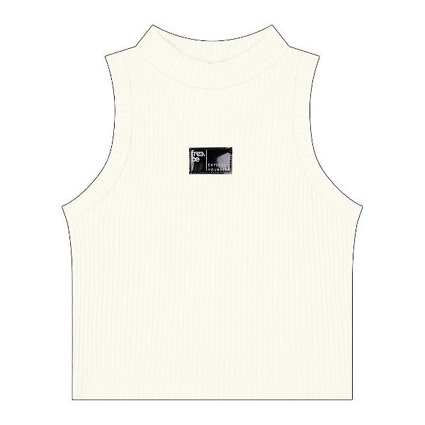 BLUSA TEEN EM MALHA CANELADA - KAMYLUS
