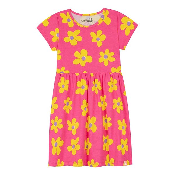 VESTIDO TEEN EM MEIA MALHA - KAMYLUS