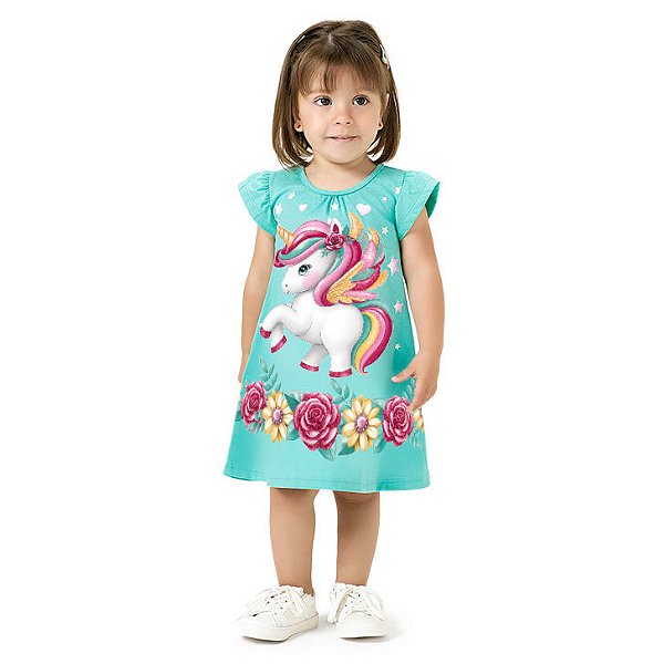 VESTIDO INFANTIL UNICÓRNIO - KYLY