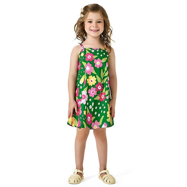 VESTIDO INFANTIL FLORES - KYLY