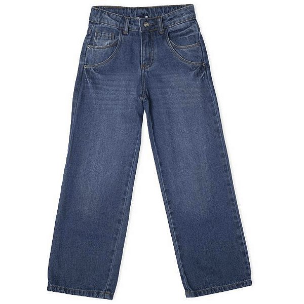 CALÇA JEANS INFANTOJUVENIL FEMININA - MANIA KIDS