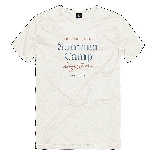 CAMISETA TEEN MASCULINA SUMMER CAMP - KING & JOE