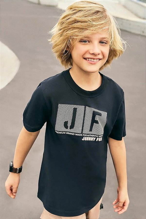 CAMISETA TEEN EM MEIA MALHA - JOHNNY FOX