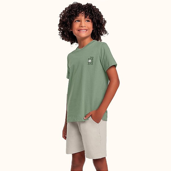 CONJUNTO INFANTIL CAMISETA E BERMUDA - FAKINI