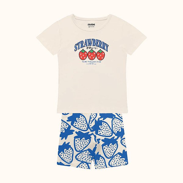 CONJUNTO INFANTOJUVENIL BLUSA E SHORT CICLISTA - FAKINI