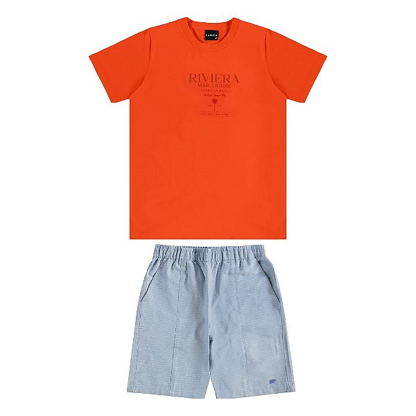 CONJUNTO TEEN CAMISETA E BERMUDA - LAMON