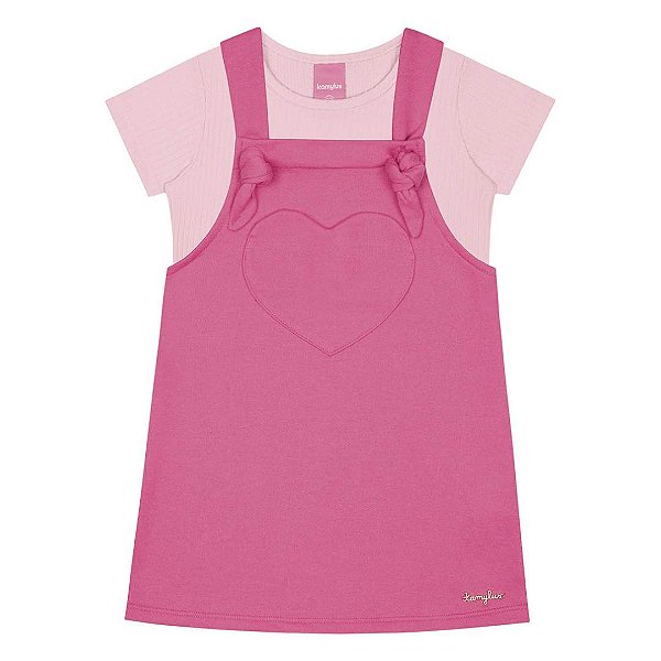 JARDINEIRA INFANTIL FEMININA CANELADA - KAMYLUS