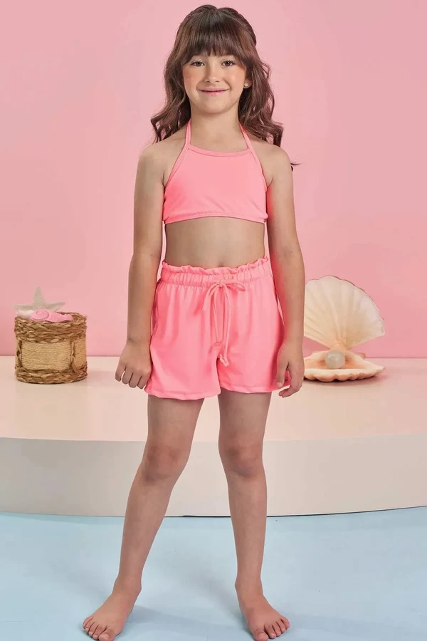 SHORT INFANTOJUVENIL SAÍDA DE PRAIA EM MALHA UV DRY - INFANTI