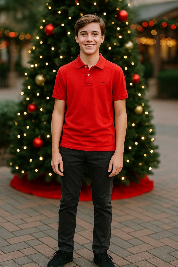 CALÇA CASUAL INFANTOJUVENIL CETIMFLEX SLIM - KING & JOE