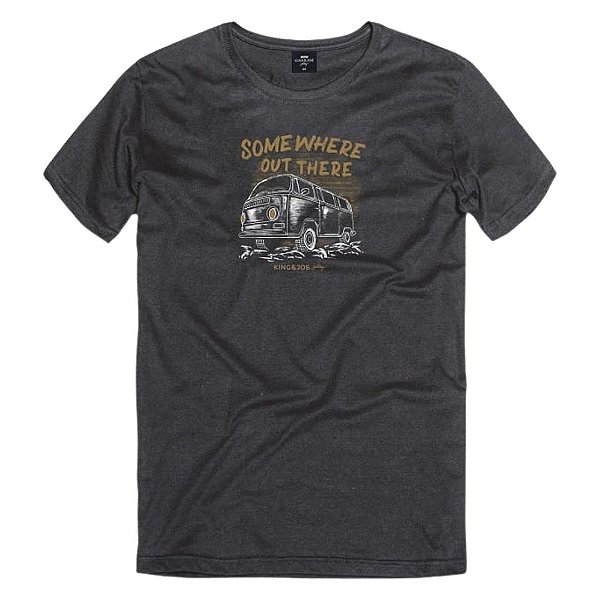 CAMISETA TEEM EM MALHA KOMBI - KING & JOE